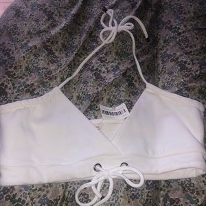White soft bra top